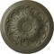 Ekena Millwork Damon Ceiling Medallion (Fits Canopies up to 3 3/8"), Hand-Painted Painted Turtle, 20"OD x 1 1/2"P CM20DAPTF - alternate 1